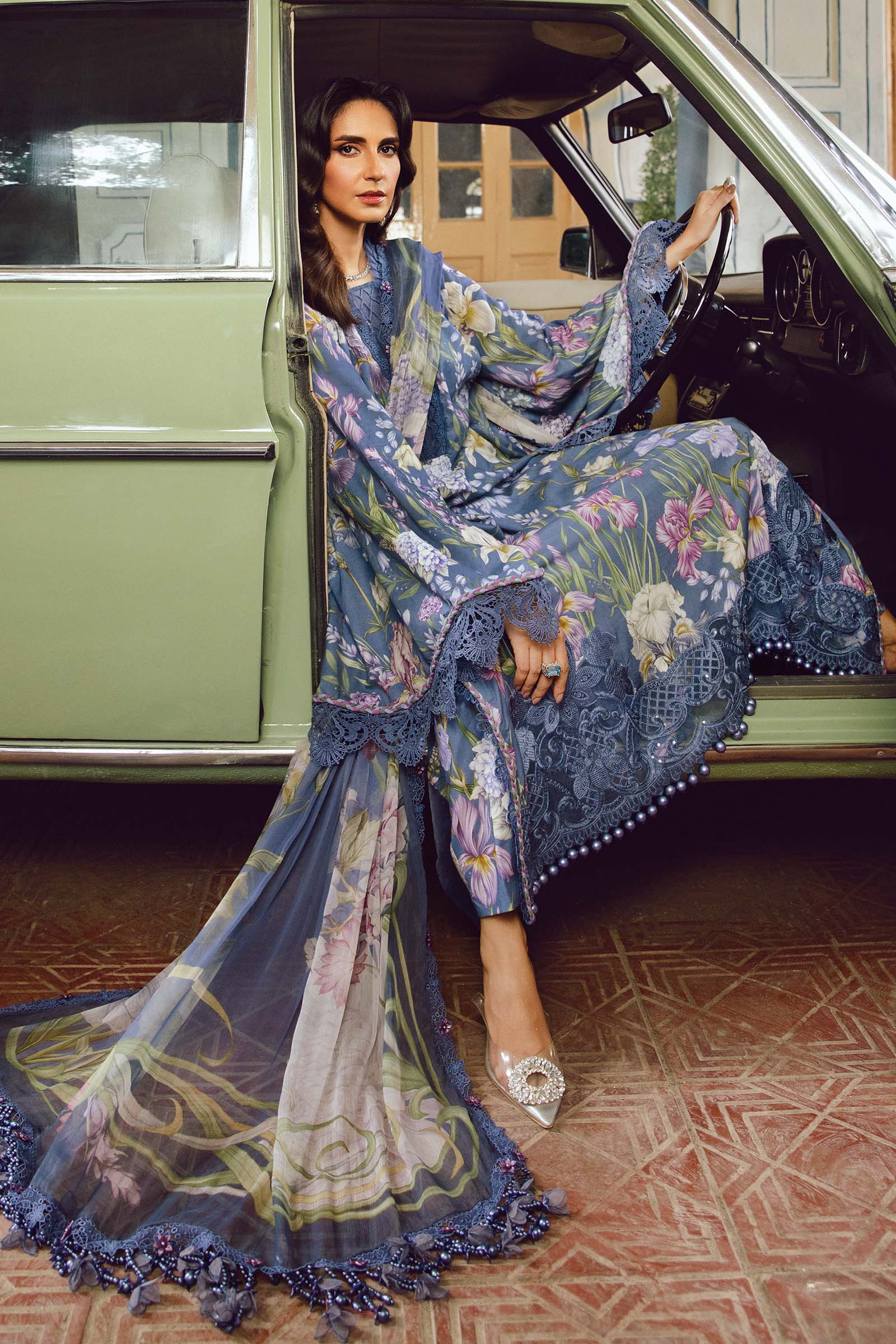 Maria B | M Prints Winter 25 | MPT-2708-B - Official Maria B stockist in UK - Sakeena London