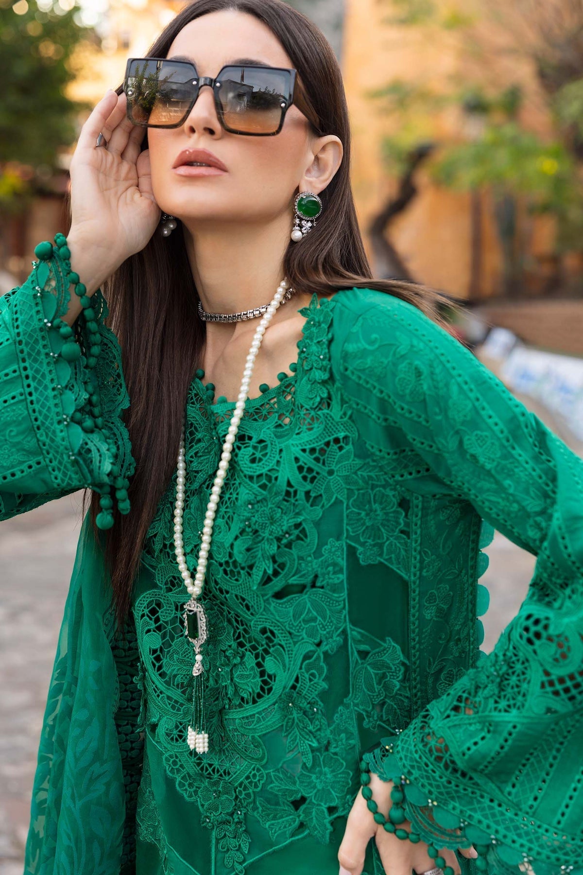 Maria B | Luxury Lawn 25 | D-2508-B - Official Maria B stockist in UK - Sakeena London