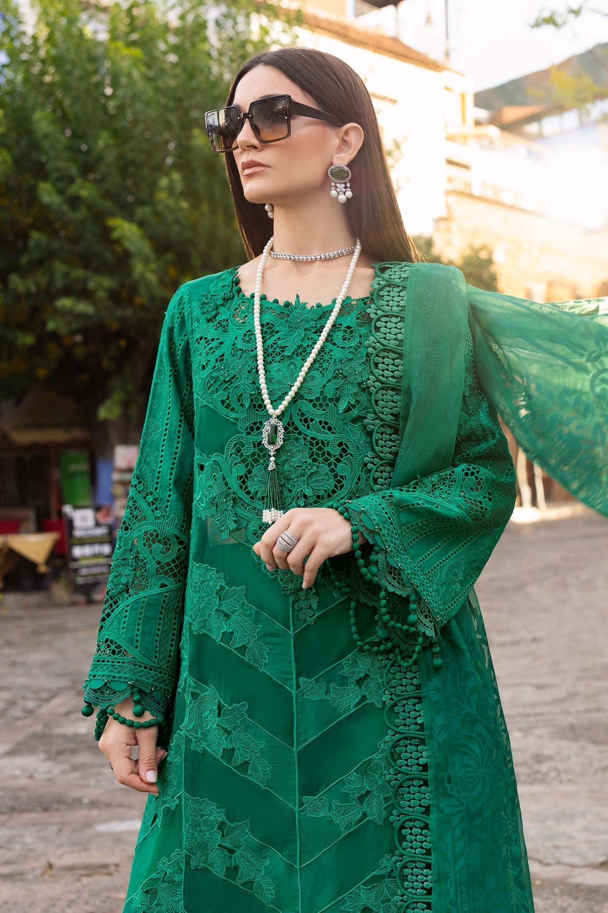 Maria B | Luxury Lawn 25 | D-2508-B - Official Maria B stockist in UK - Sakeena London
