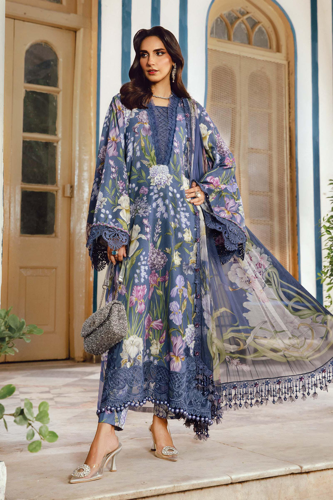 Maria B | M Prints Winter 25 | MPT-2708-B - Official Maria B stockist in UK - Sakeena London