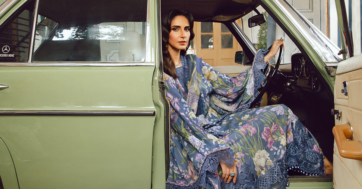 Maria B | M Prints Winter 25 | MPT-2708-B - Official Maria B stockist in UK - Sakeena London