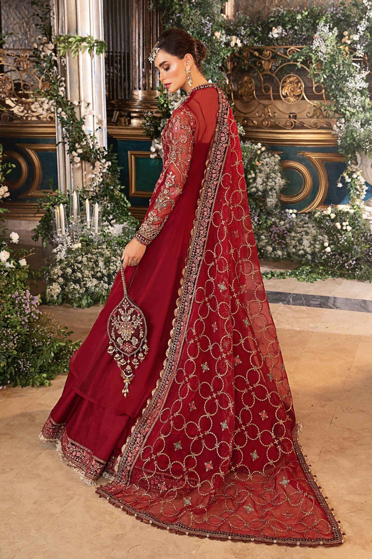 Maria B | Embroidered Formals 24 | Organza Suit | BD-2908 - Official Maria B stockist in UK - Sakeena London