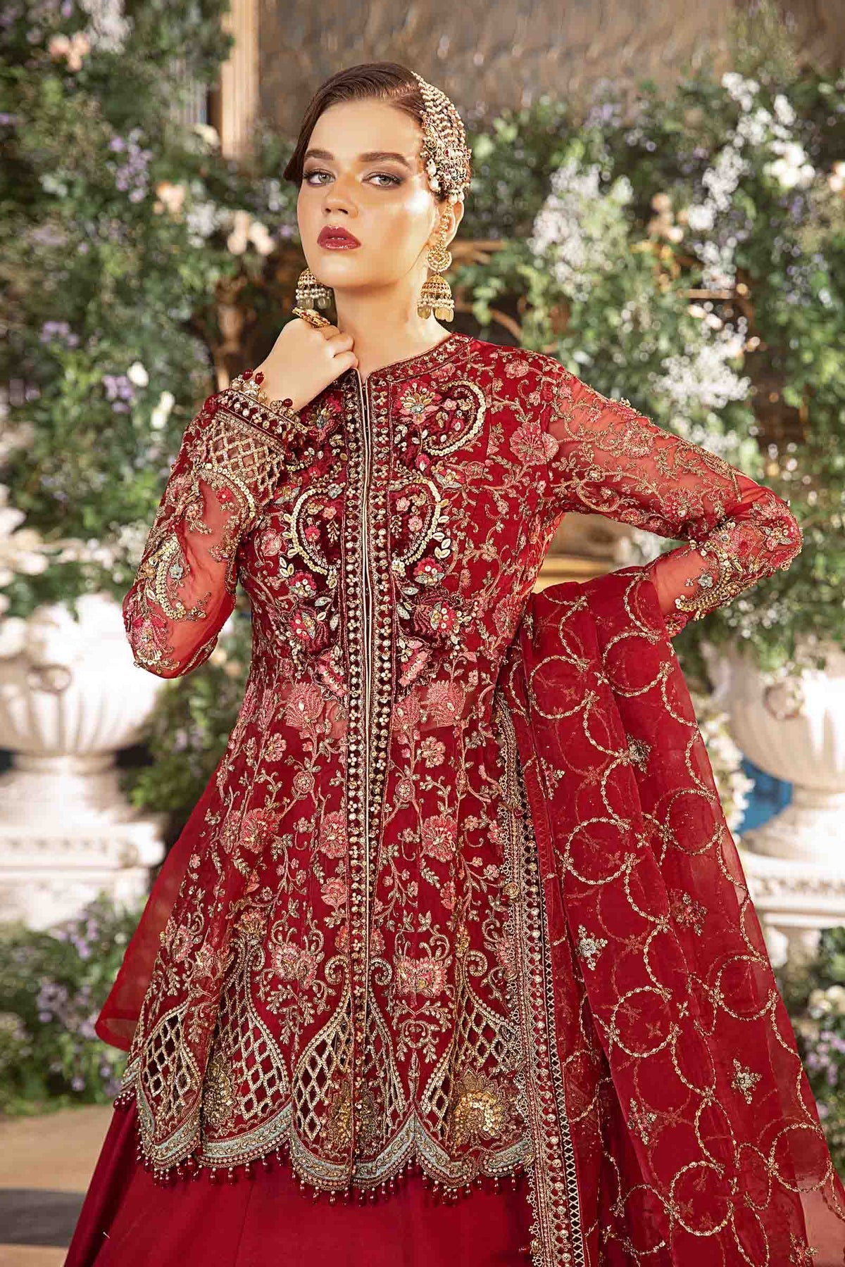 Maria B | Embroidered Formals 24 | Organza Suit | BD-2908 - Official Maria B stockist in UK - Sakeena London