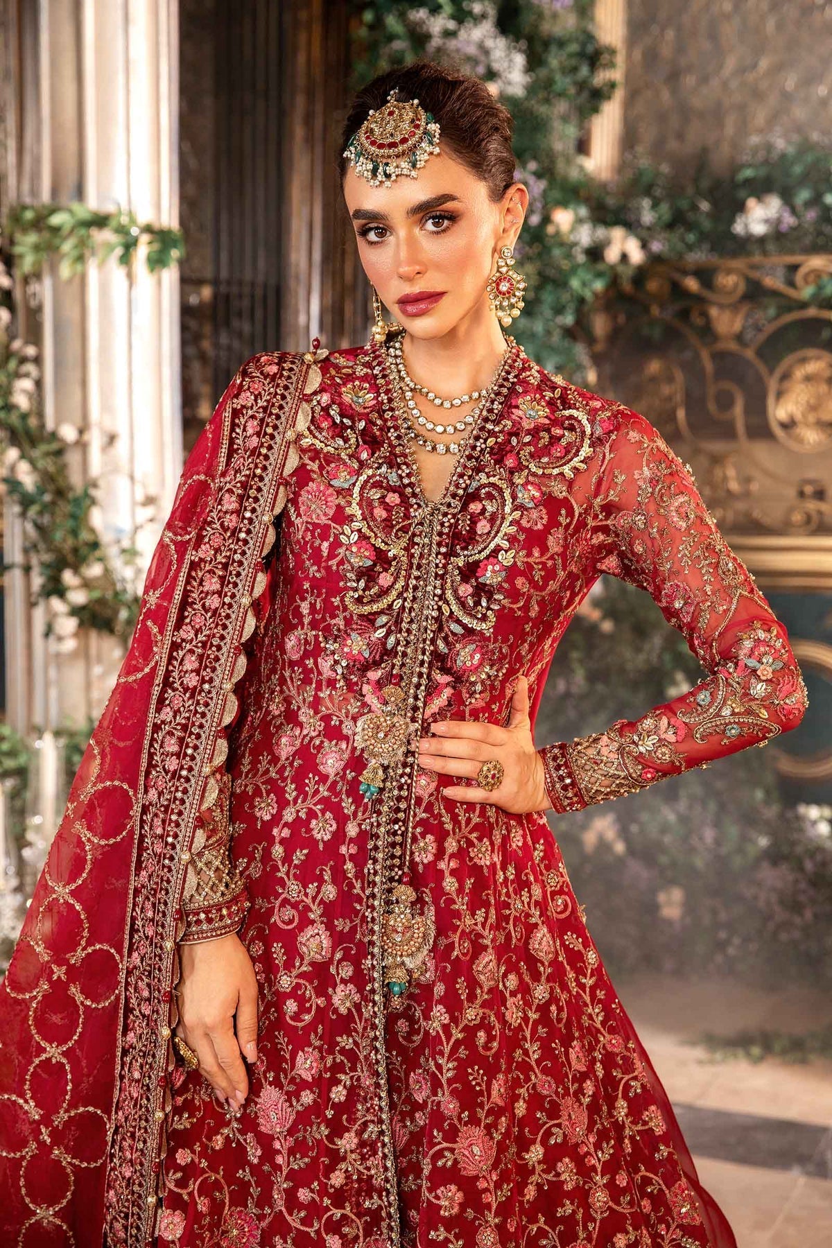 Maria B | Embroidered Formals 24 | Organza Suit | BD-2908 - Official Maria B stockist in UK - Sakeena London