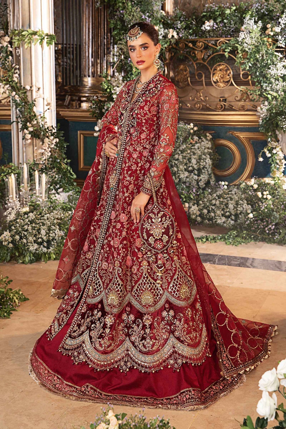 Maria B | Embroidered Formals 24 | Organza Suit | BD-2908 - Official Maria B stockist in UK - Sakeena London