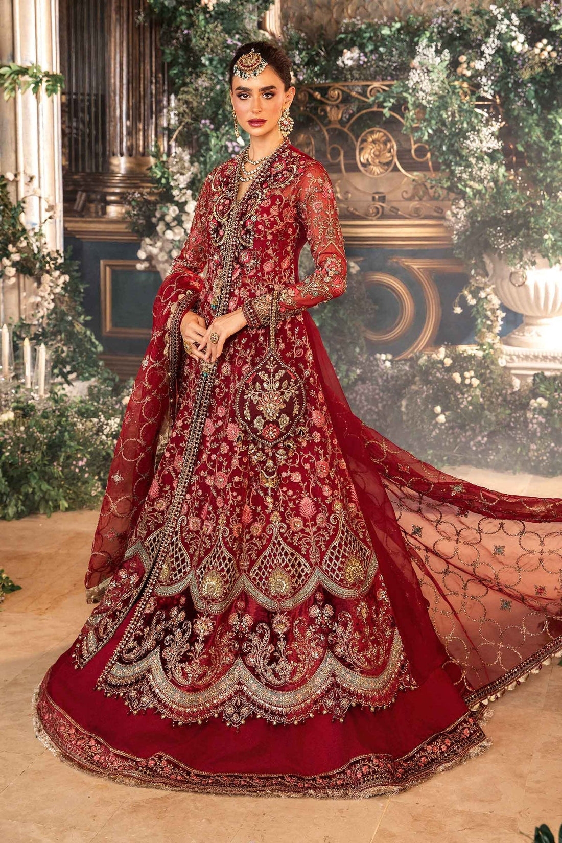 Maria B | Embroidered Formals 24 | Organza Suit | BD-2908 - Official Maria B stockist in UK - Sakeena London