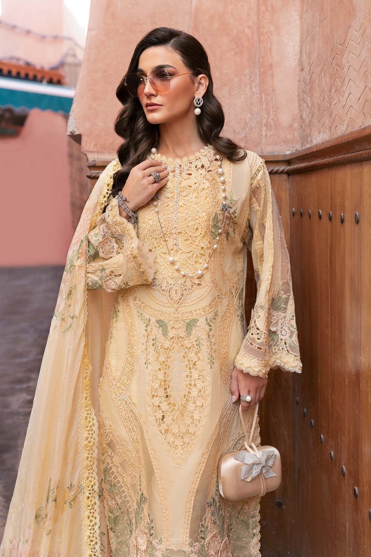 Maria B | Luxury Lawn 25 | D-2509-A - Official Maria B stockist in UK - Sakeena London