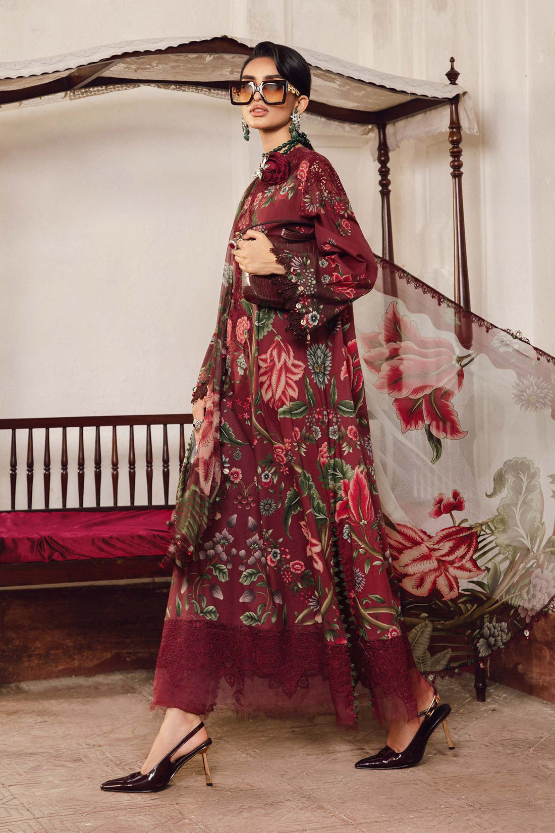 Maria B | M Prints Winter 25 | MPT-2709-A - Official Maria B stockist in UK - Sakeena London