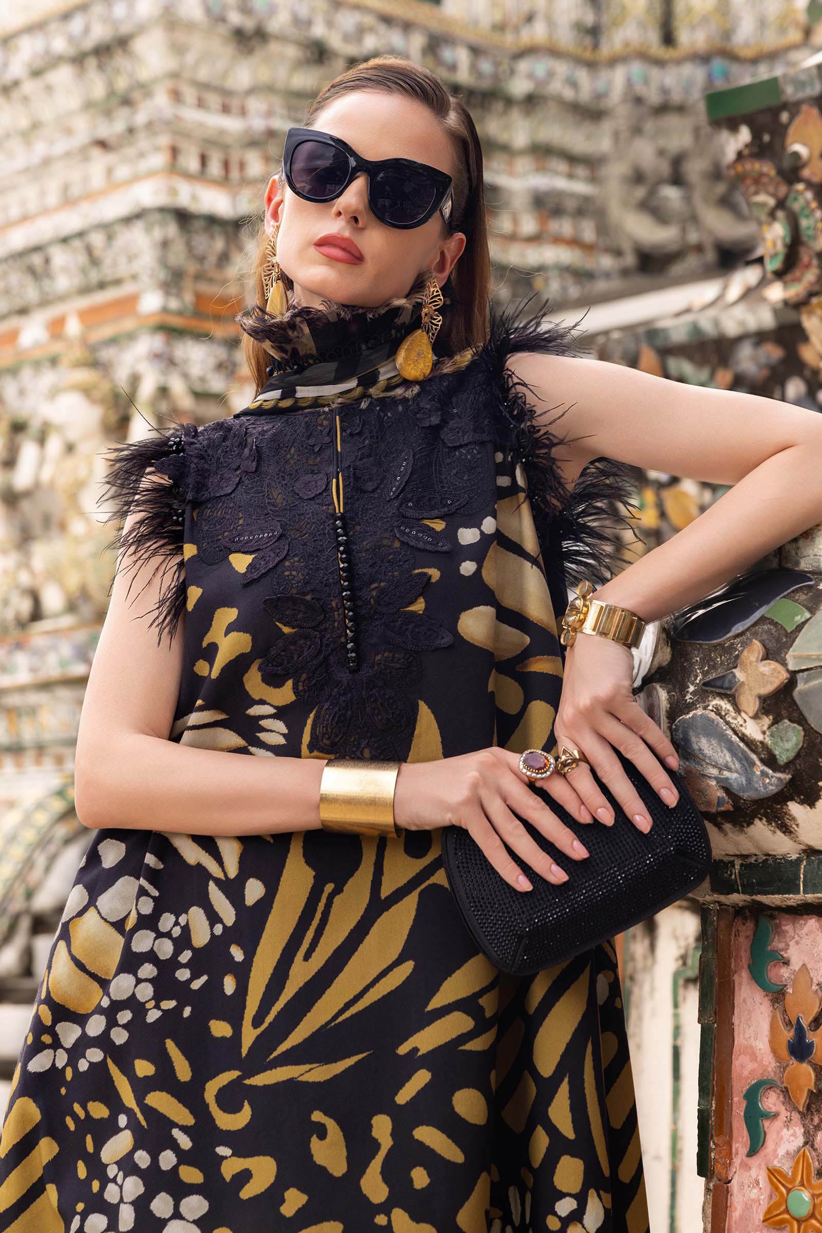 Maria B | M Prints Winter 25 | MPT-2809-B - Official Maria B stockist in UK - Sakeena London