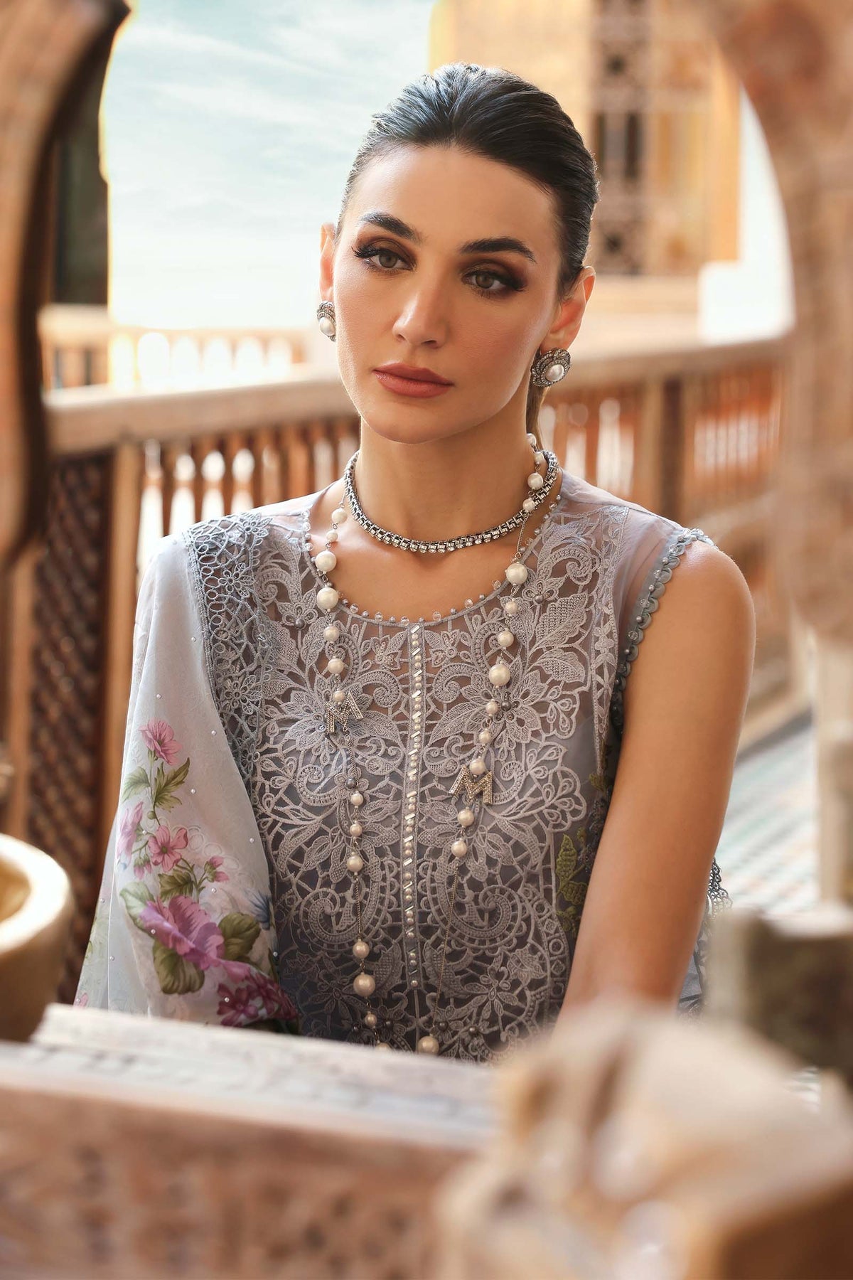 Maria B | Luxury Lawn 25 | D-2509-B - Official Maria B stockist in UK - Sakeena London