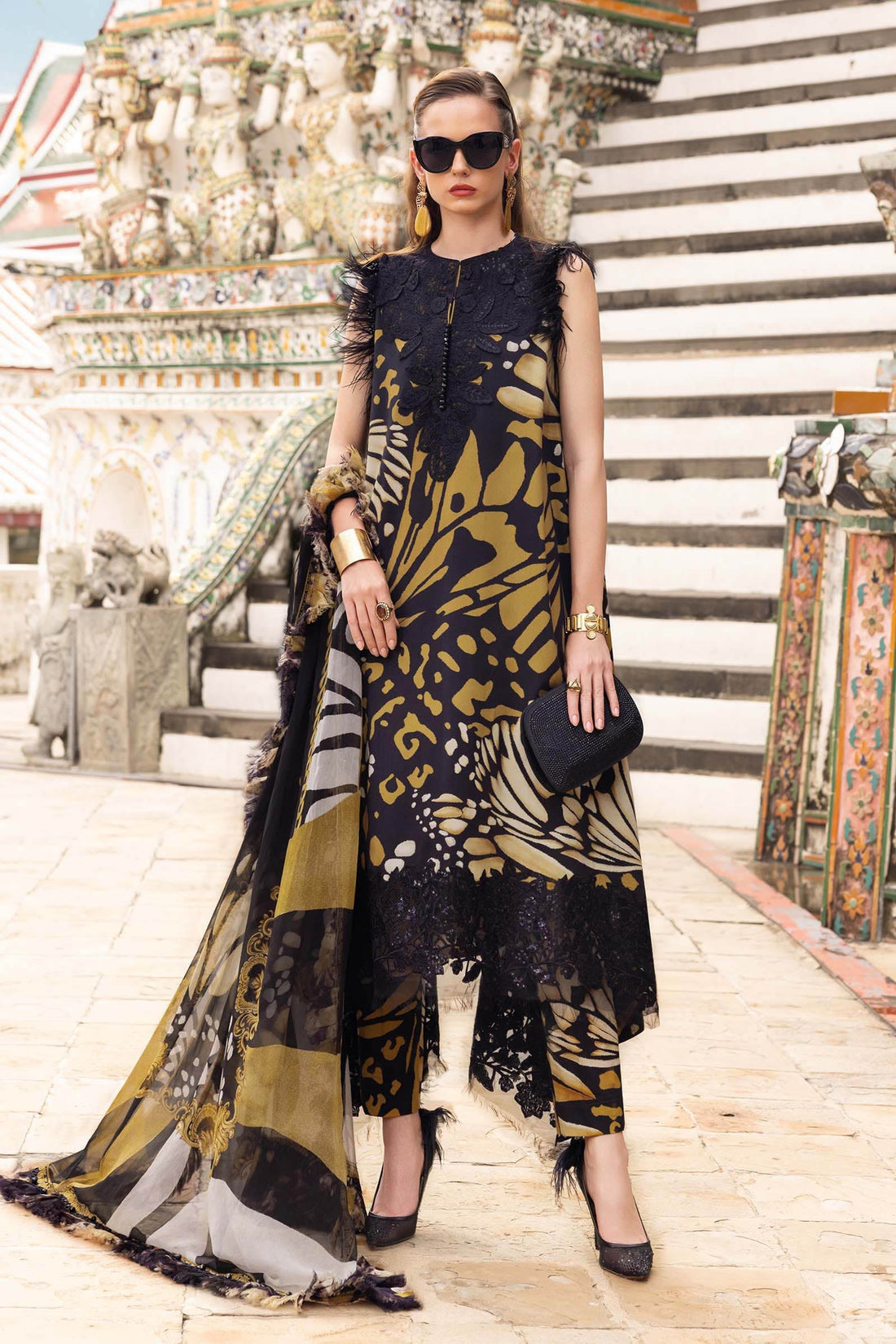 Maria B | M Prints Winter 25 | MPT-2809-B - Official Maria B stockist in UK - Sakeena London