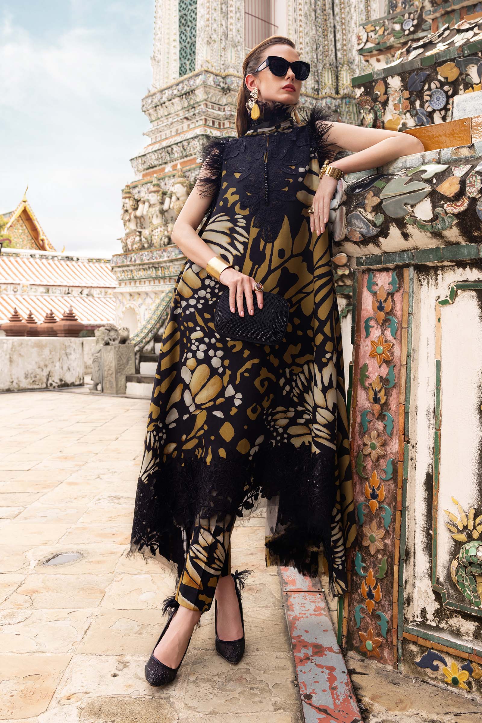 Maria B | M Prints Winter 25 | MPT-2809-B - Official Maria B stockist in UK - Sakeena London