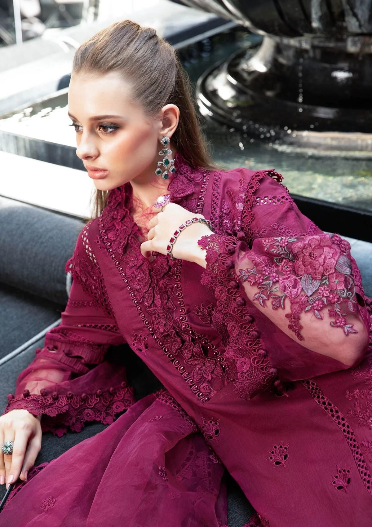 Lawn Collection - Maria B - Eid - EL#9 - Magenta