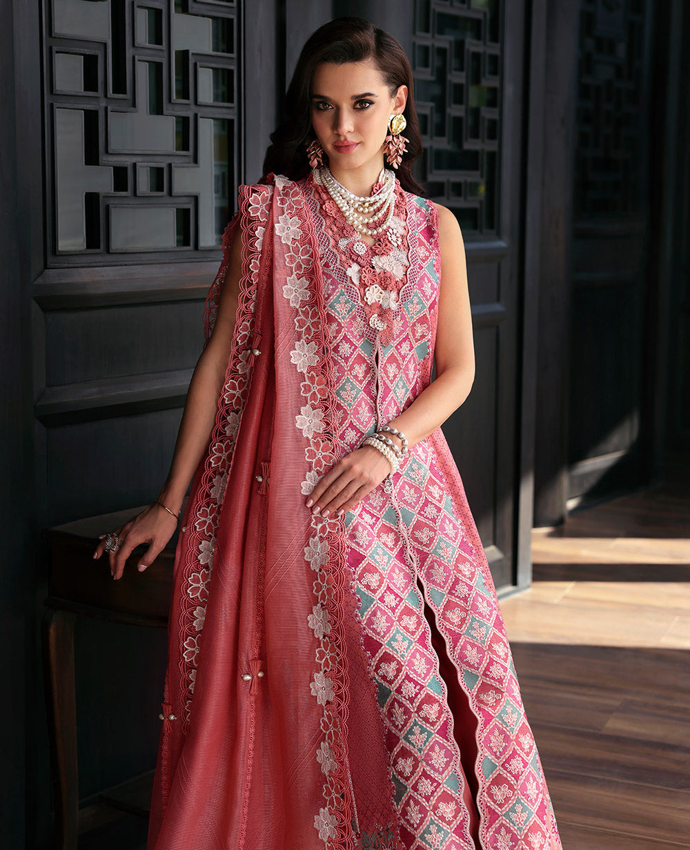 Republic Womenswear | Kalani Eid Luxury Lawn 25 | D1-A - Ayra - Official Republic Womenswear stockist in UK - Sakeena London