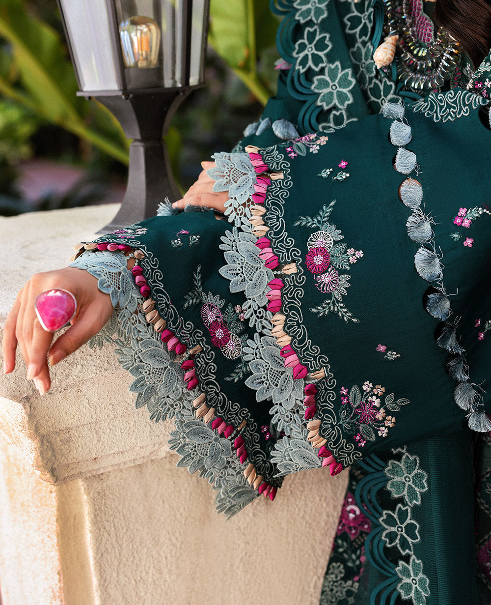 Republic Womenswear | Kalani Eid Luxury Lawn 25 | D1-B - Zehra - Official Republic Womenswear stockist in UK - Sakeena London