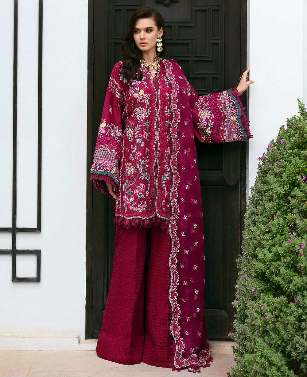 Republic Womenswear | Kalani Eid Luxury Lawn 25 | D2-A - Ayla - Official Republic Womenswear stockist in UK - Sakeena London