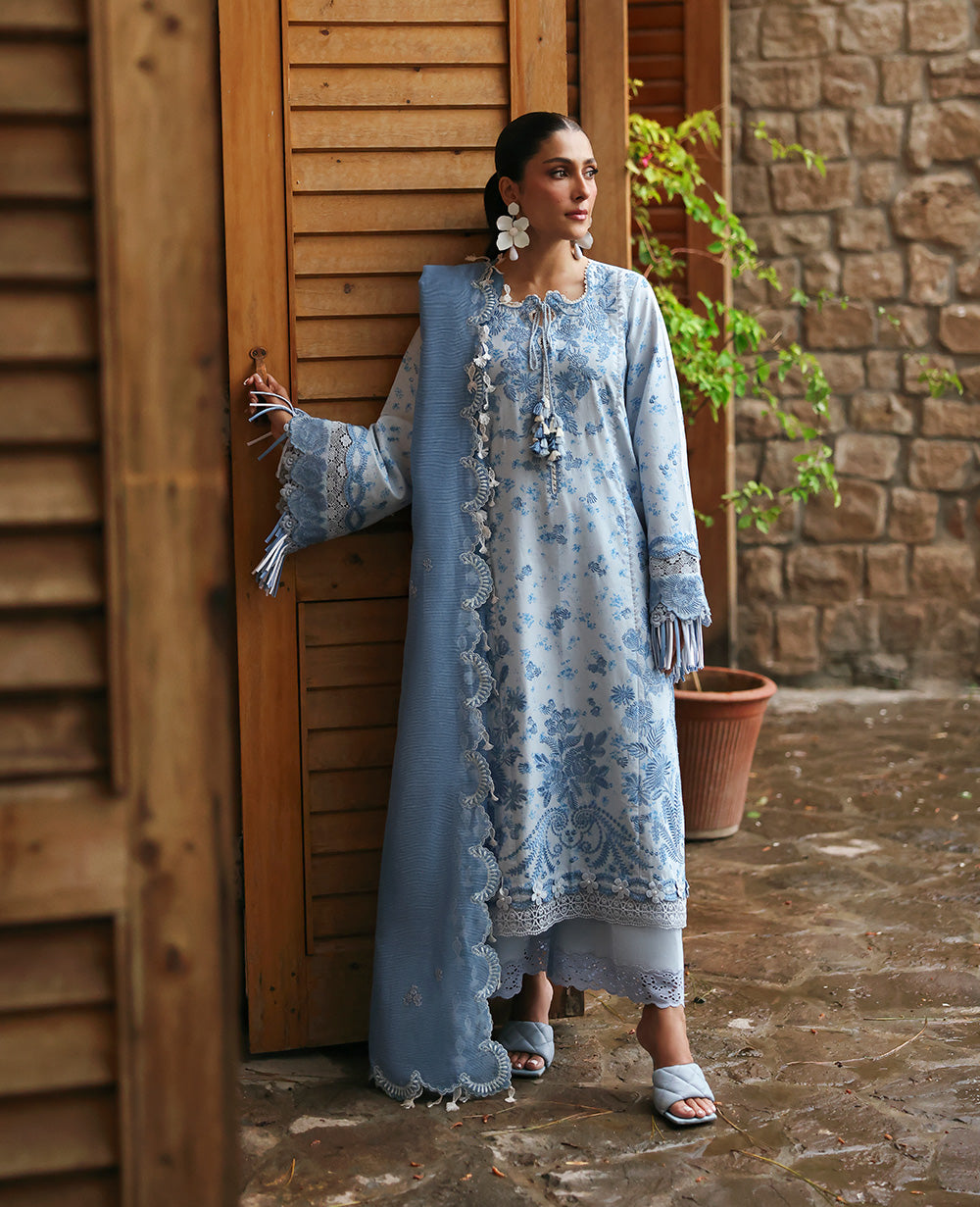Republic Womenswear | Talia Luxury Lawn 25 | D2-B - Mireya - Official Republic Womenswear stockist in UK - Sakeena London