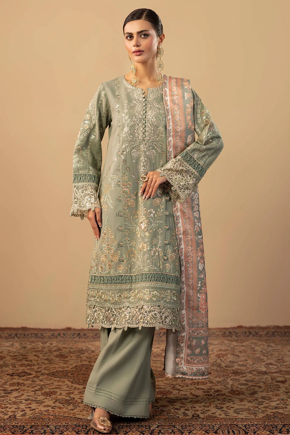 Adans Libas | Dhanak Studio | DHANAK 7901 - Official Adans Libas stockist in UK - Sakeena London