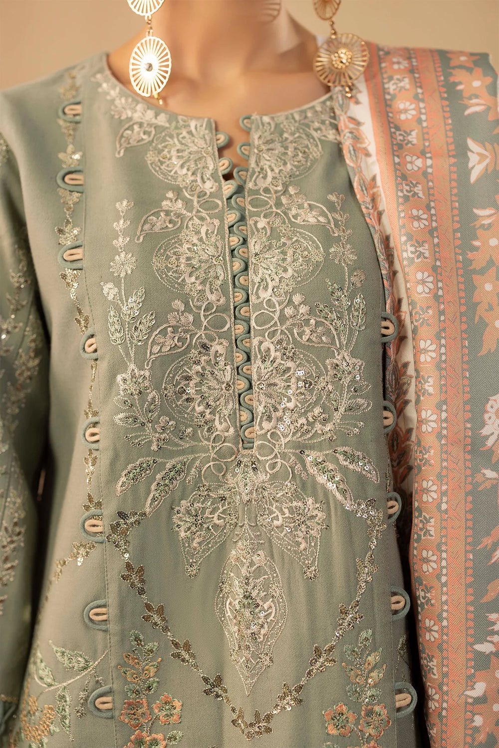 Adans Libas | Dhanak Studio | DHANAK 7901 - Official Adans Libas stockist in UK - Sakeena London