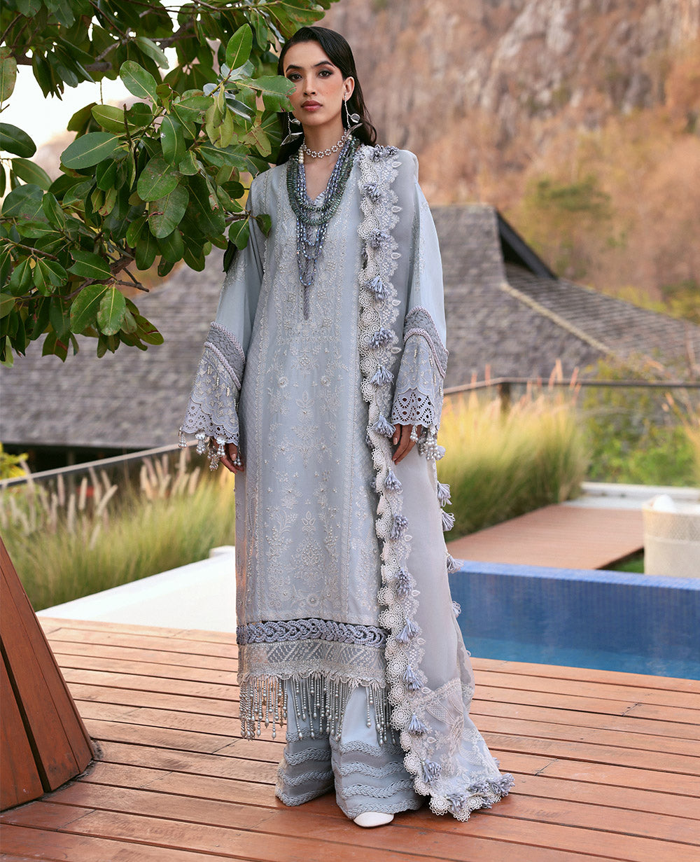 Republic Womenswear | Kalani Eid Luxury Lawn 25 | D3-B - Sitara - Official Republic Womenswear stockist in UK - Sakeena London