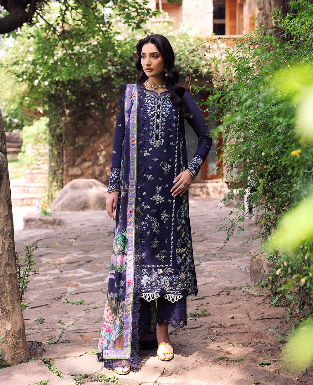 Republic Womenswear | Talia Luxury Lawn 25 | D3-B - Saia - Official Republic Womenswear stockist in UK - Sakeena London