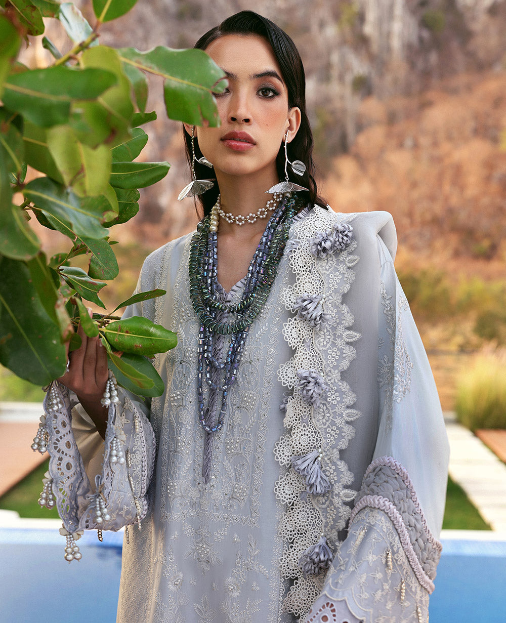 Republic Womenswear | Kalani Eid Luxury Lawn 25 | D3-B - Sitara - Official Republic Womenswear stockist in UK - Sakeena London