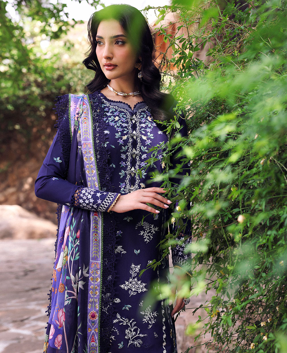 Republic Womenswear | Talia Luxury Lawn 25 | D3-B - Saia - Official Republic Womenswear stockist in UK - Sakeena London