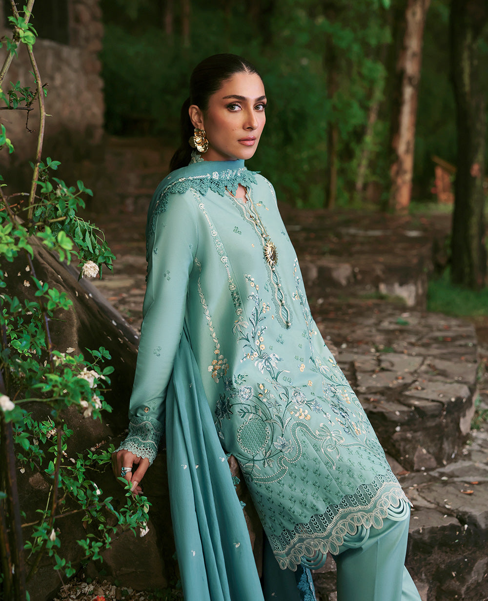 Republic Womenswear | Talia Luxury Lawn 25 | D5-A - Kaeliya - Official Republic Womenswear stockist in UK - Sakeena London