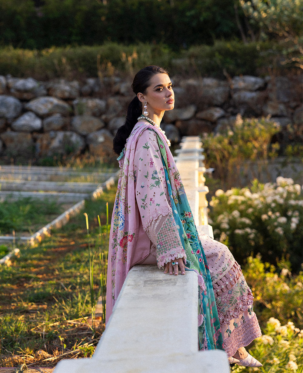 Republic Womenswear | Kalani Eid Luxury Lawn 25 | D5-A - Meher - Official Republic Womenswear stockist in UK - Sakeena London