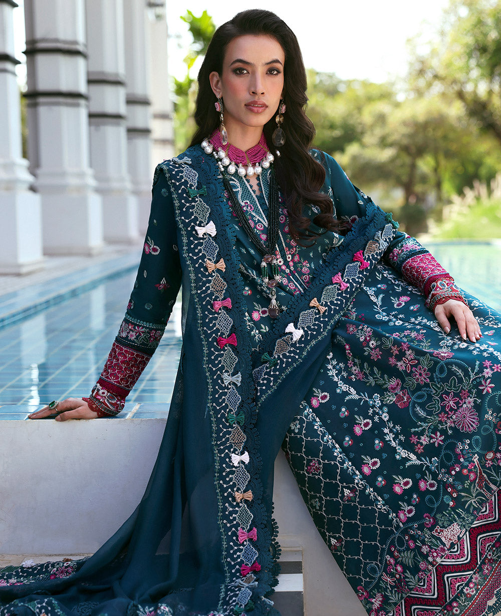 Republic Womenswear | Kalani Eid Luxury Lawn 25 | D6-B - Talia - Official Republic Womenswear stockist in UK - Sakeena London