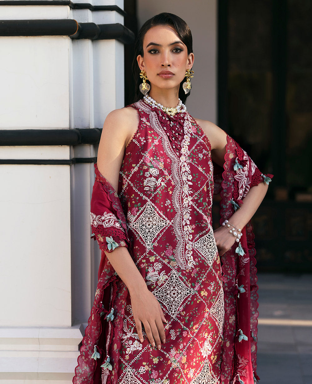 Republic Womenswear | Kalani Eid Luxury Lawn 25 | D8-B - Lyanna - Official Republic Womenswear stockist in UK - Sakeena London