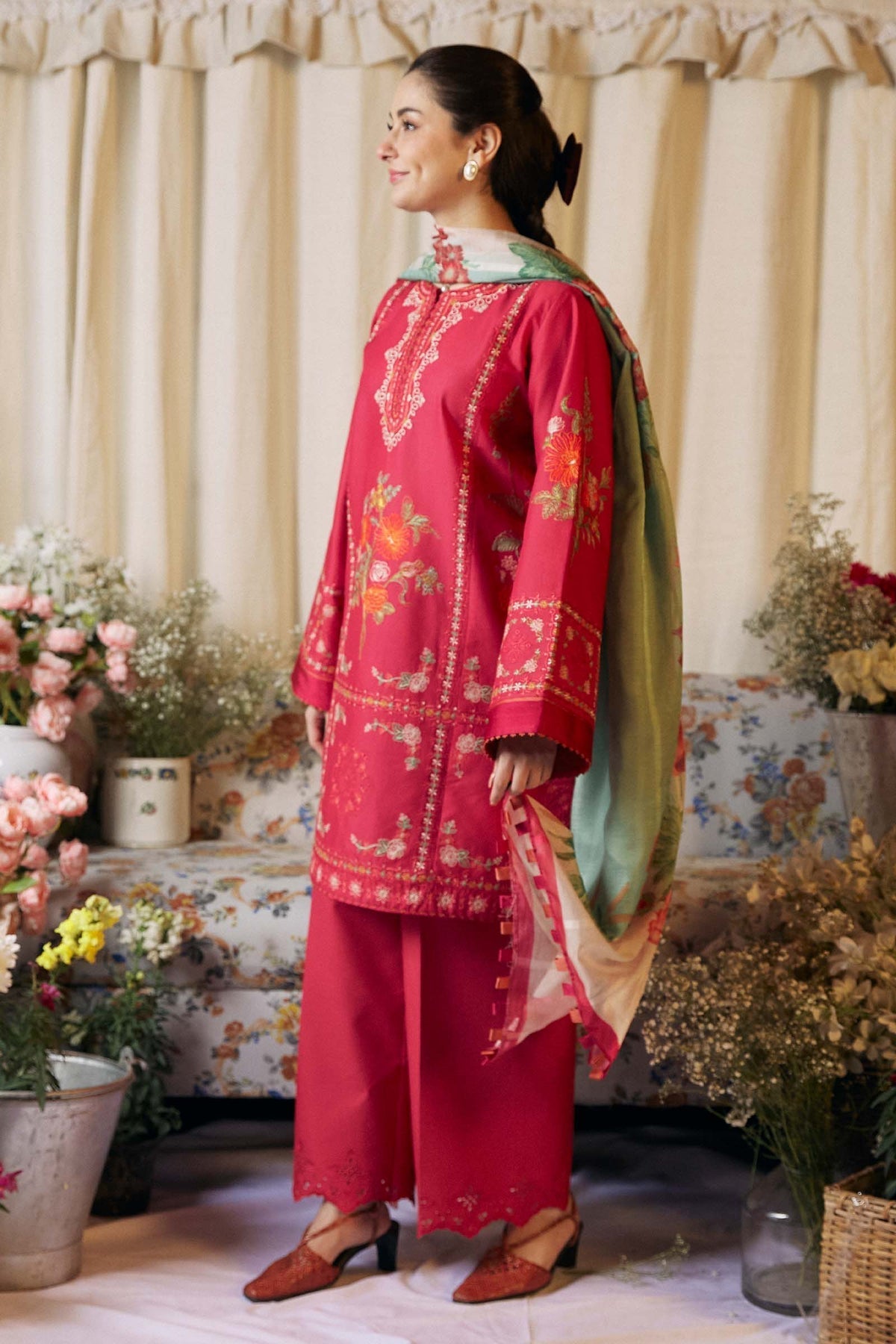 Zara Shahjahan | Coco Lawn Vol 2 | DAHLIA-1A - Official Zara Shahjahan stockist in UK - Sakeena London