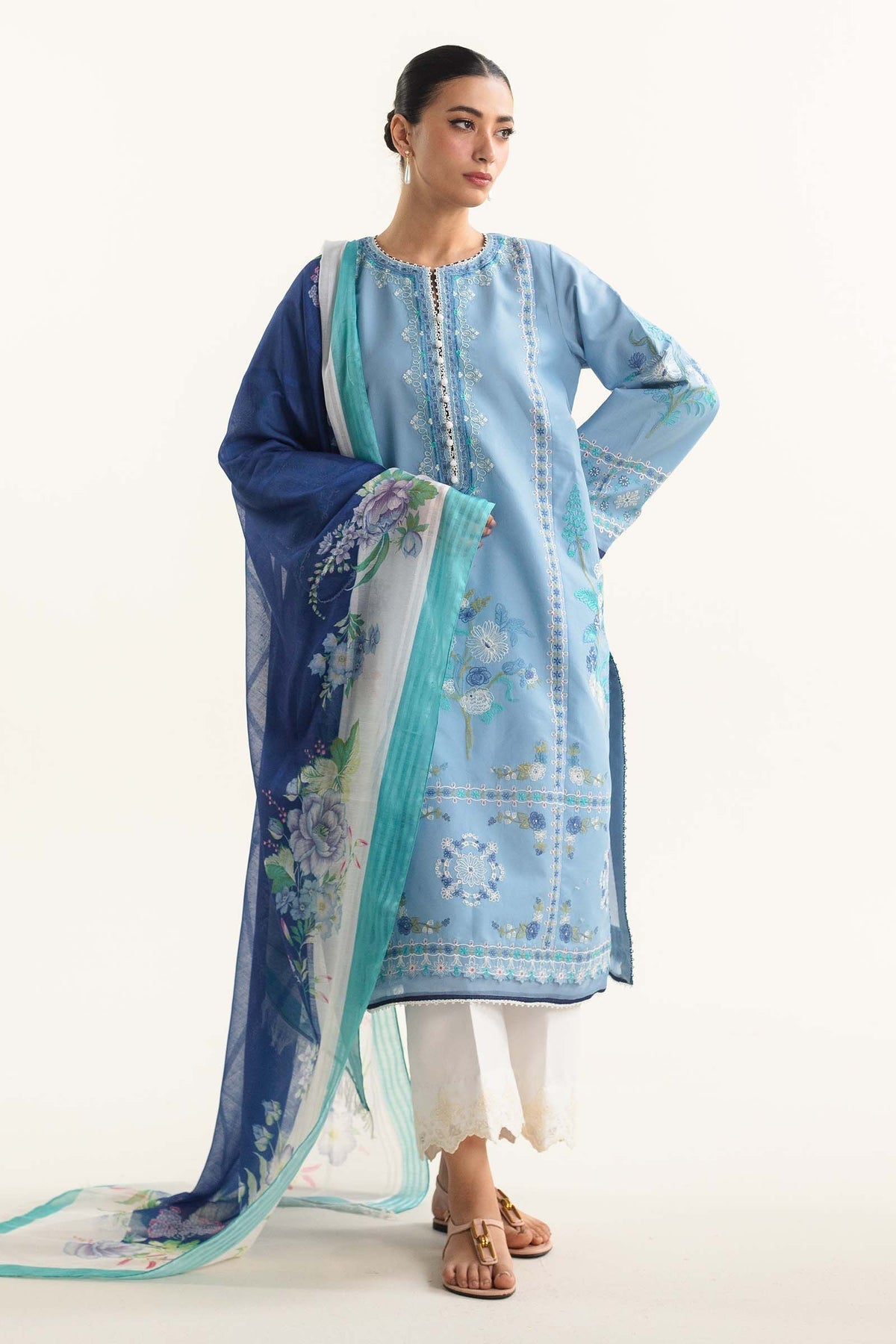 Zara Shahjahan | Coco Lawn Vol 2 | DAHLIA-1B - Official Zara Shahjahan stockist in UK - Sakeena London