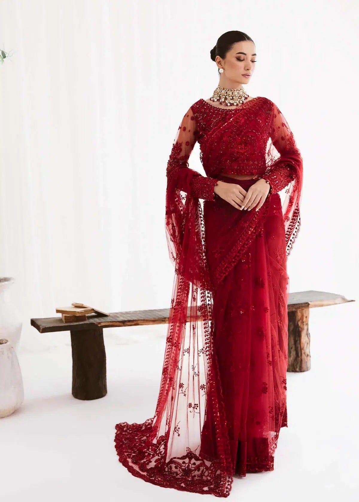 Dastoor | Nora Festive Festive 23 | Chandni - Official Dastoor stockist in UK - Sakeena London