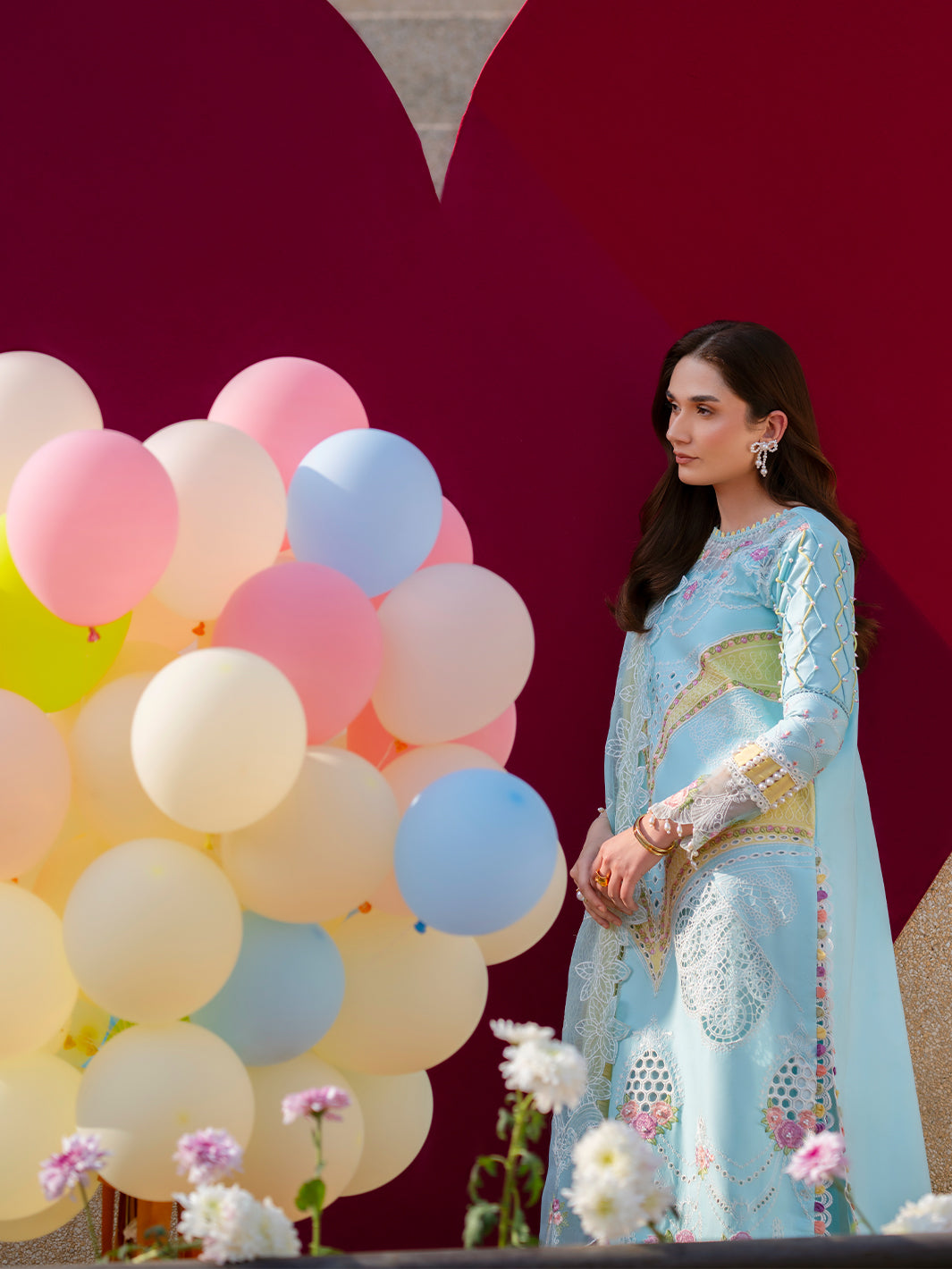 Parishay | Dil e Raqsam Festive Eid Lawn | DR-01 - Official Parishay stockist in UK - Sakeena London