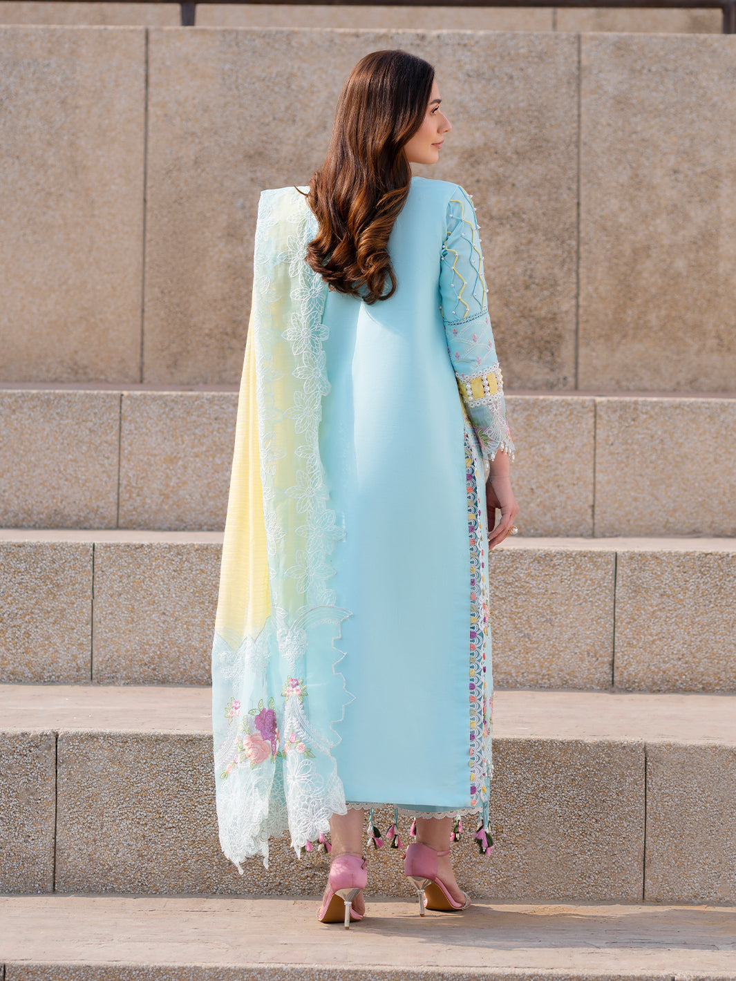 Parishay | Dil e Raqsam Festive Eid Lawn | DR-01 - Official Parishay stockist in UK - Sakeena London