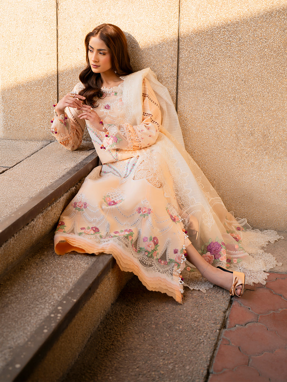 Parishay | Dil e Raqsam Festive Eid Lawn | DR-02 - Official Parishay stockist in UK - Sakeena London