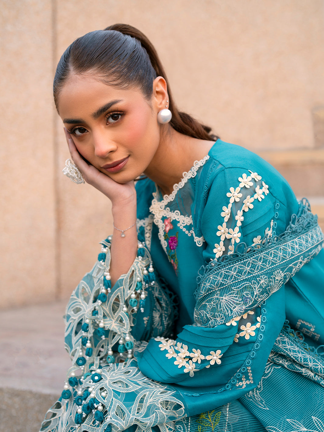 Parishay | Dil e Raqsam Festive Eid Lawn | DR-03 - Official Parishay stockist in UK - Sakeena London