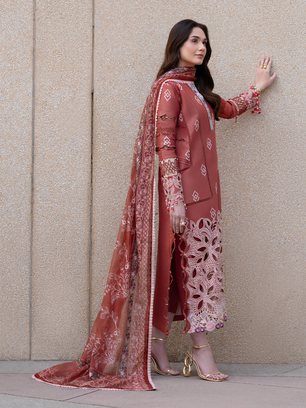 Parishay | Dil e Raqsam Festive Eid Lawn | DR-04 - Official Parishay stockist in UK - Sakeena London
