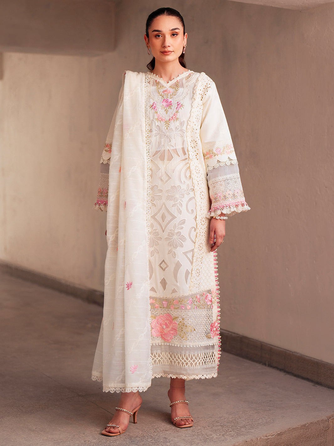 Parishay | Dil e Raqsam Festive Eid Lawn | DR-05 - Official Parishay stockist in UK - Sakeena London
