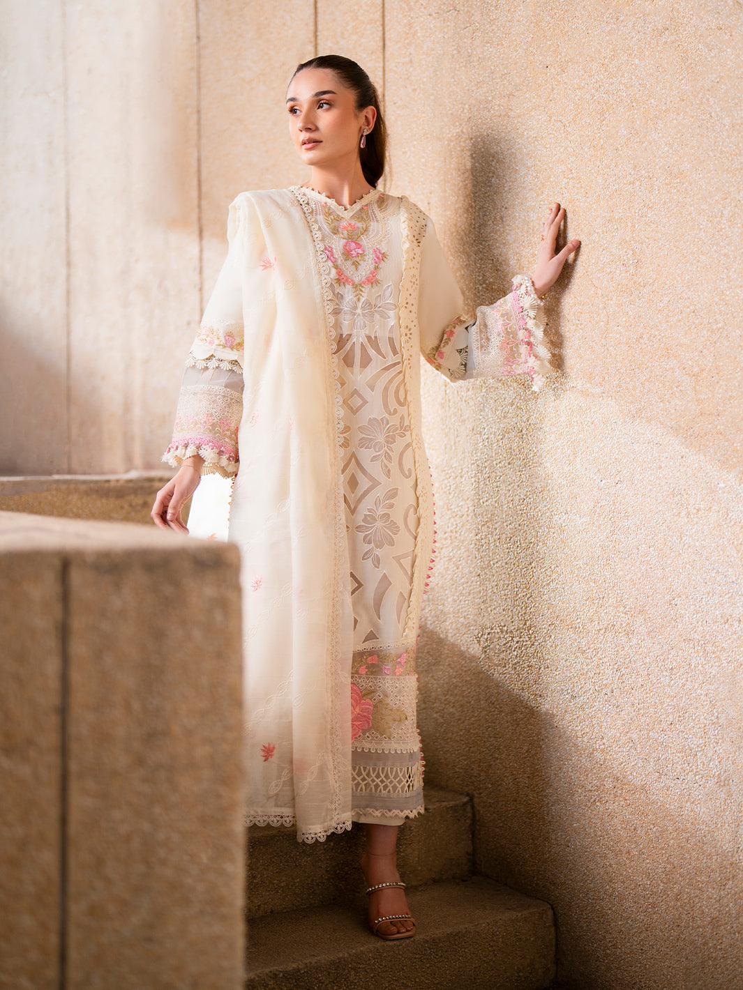 Parishay | Dil e Raqsam Festive Eid Lawn | DR-05 - Official Parishay stockist in UK - Sakeena London