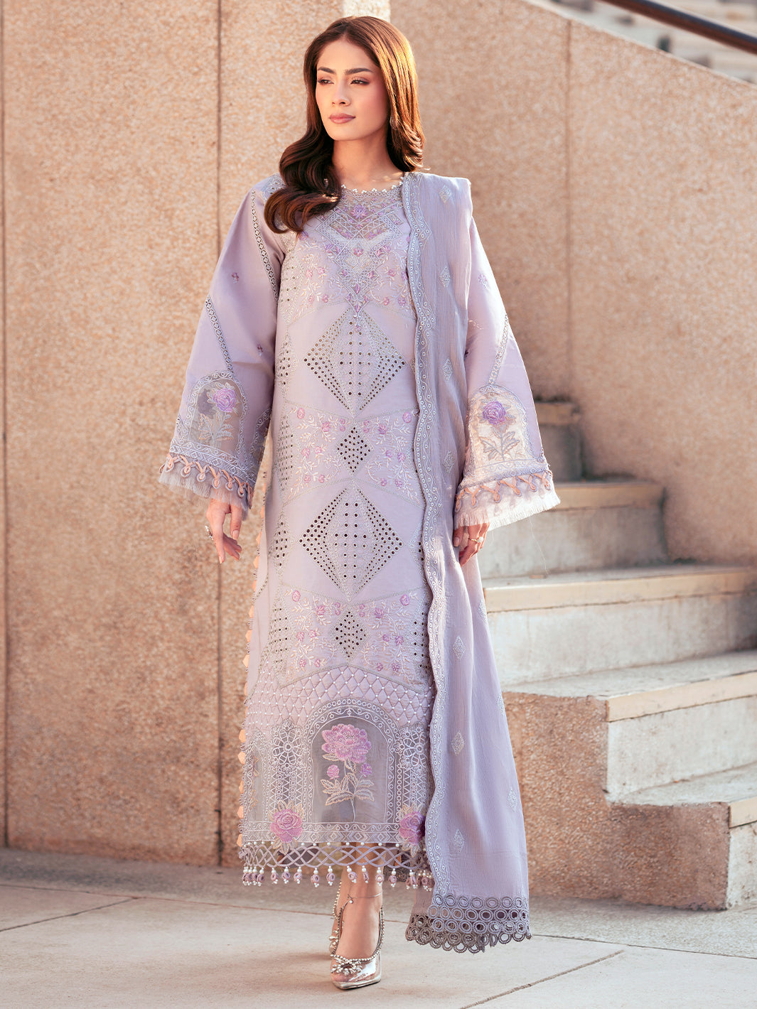Parishay | Dil e Raqsam Festive Eid Lawn | DR-07 - Official Parishay stockist in UK - Sakeena London