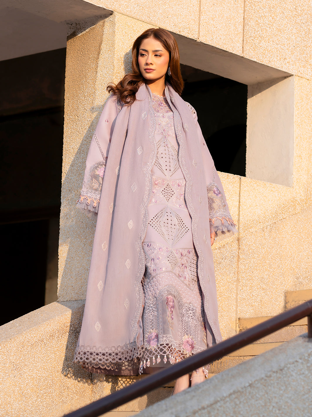 Parishay | Dil e Raqsam Festive Eid Lawn | DR-07 - Official Parishay stockist in UK - Sakeena London