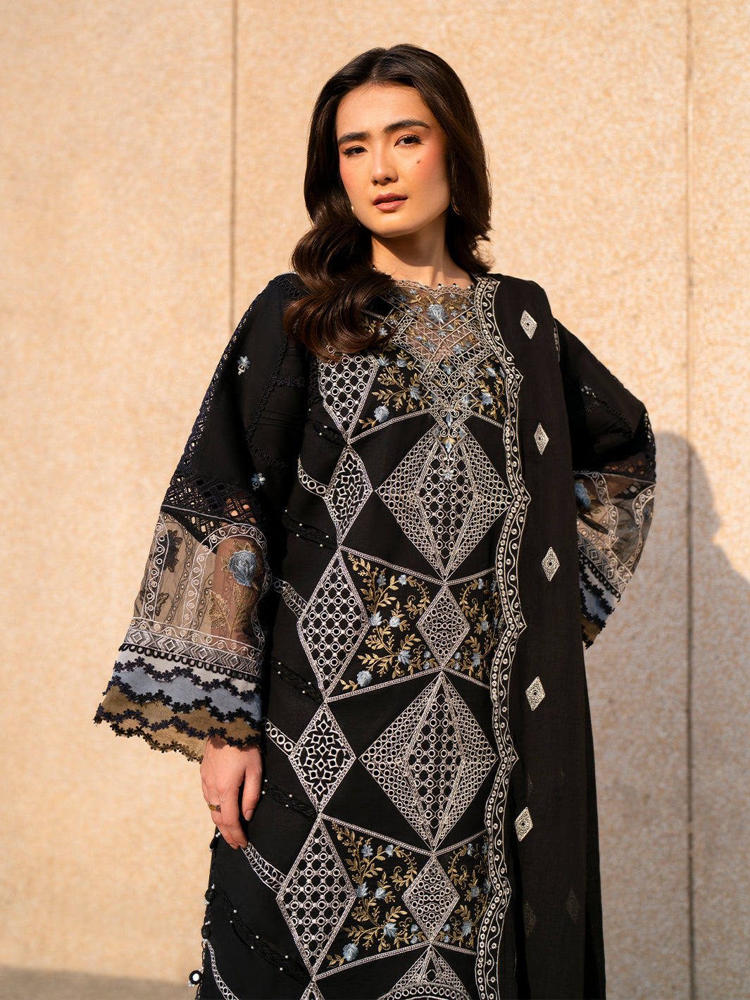 Parishay | Dil e Raqsam Festive Eid Lawn | DR-08 - Official Parishay stockist in UK - Sakeena London