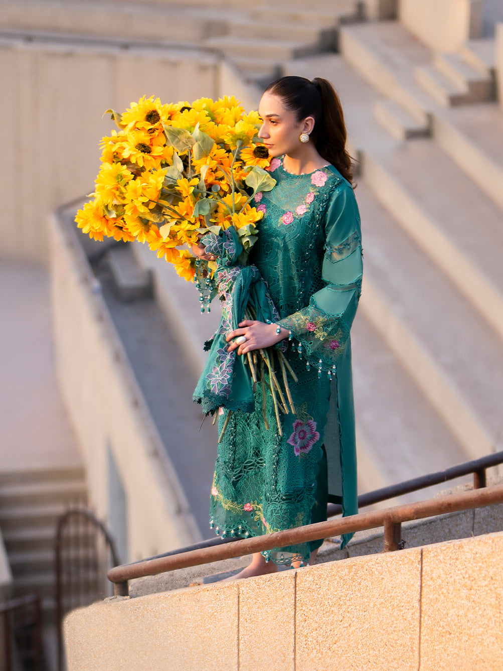 Parishay | Dil e Raqsam Festive Eid Lawn | DR-09 - Official Parishay stockist in UK - Sakeena London