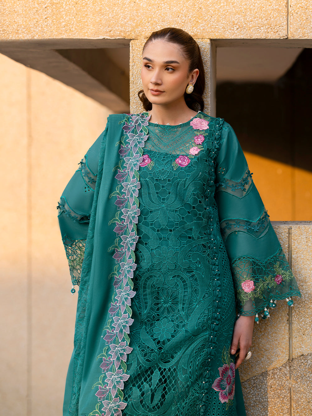 Parishay | Dil e Raqsam Festive Eid Lawn | DR-09 - Official Parishay stockist in UK - Sakeena London