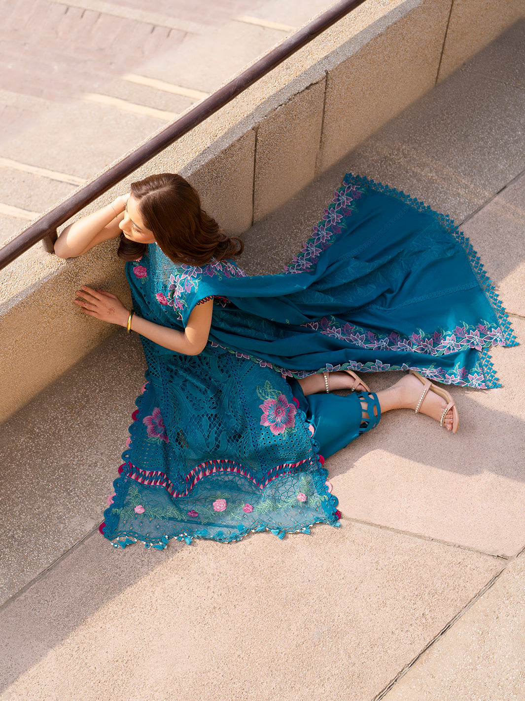 Parishay | Dil e Raqsam Festive Eid Lawn | DR-10 - Official Parishay stockist in UK - Sakeena London