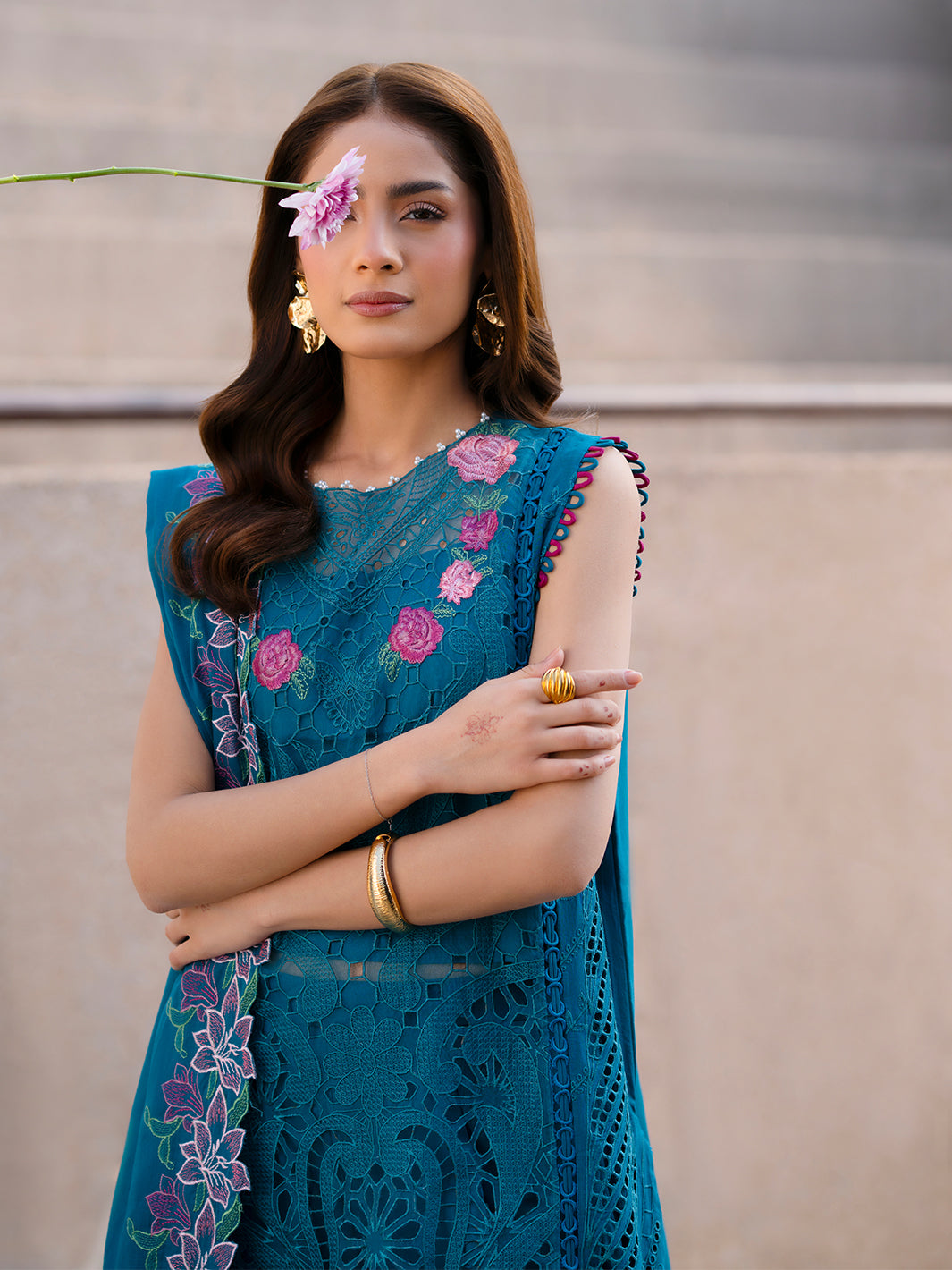Parishay | Dil e Raqsam Festive Eid Lawn | DR-10 - Official Parishay stockist in UK - Sakeena London