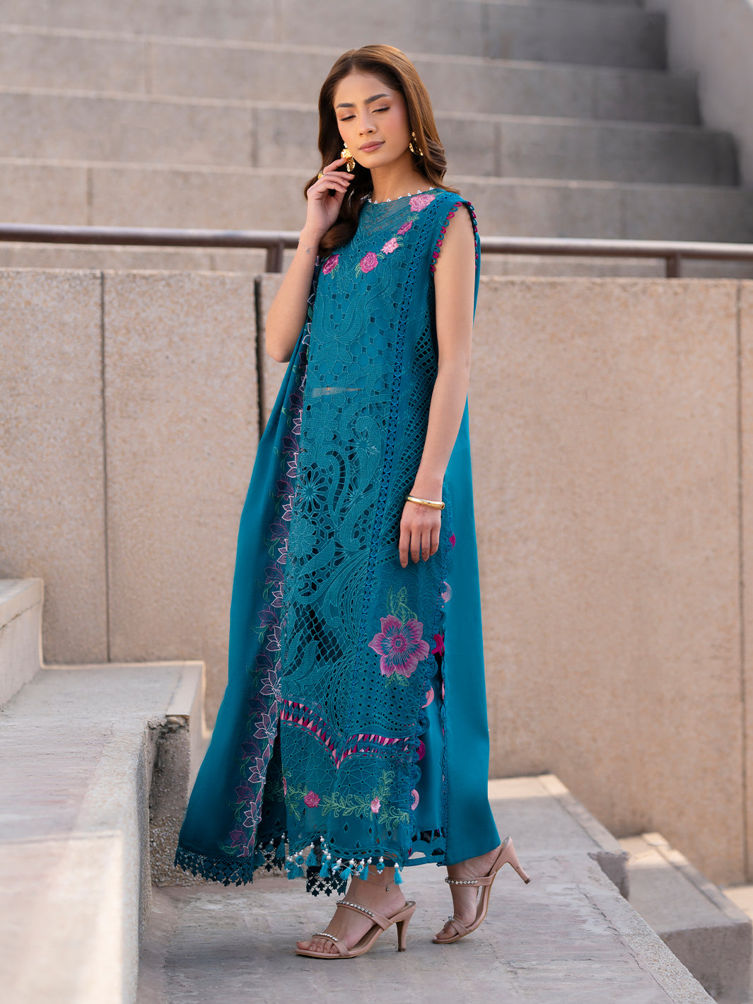 Parishay | Dil e Raqsam Festive Eid Lawn | DR-10 - Official Parishay stockist in UK - Sakeena London
