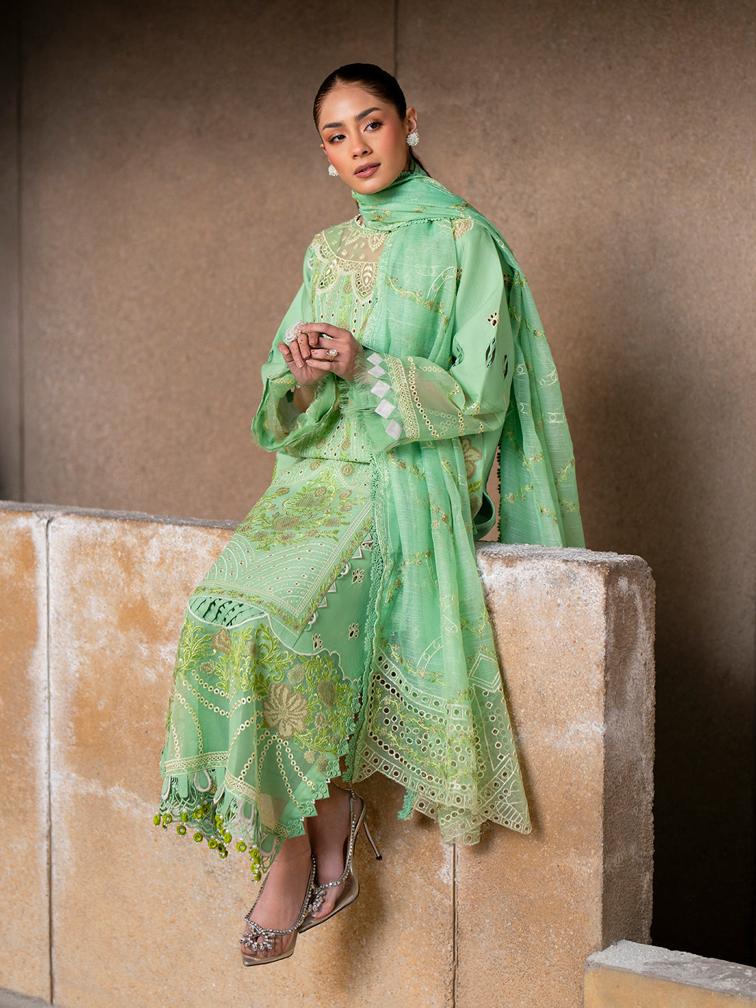 Parishay | Dil e Raqsam Festive Eid Lawn | DR-11 - Official Parishay stockist in UK - Sakeena London